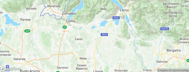 Lurago d'Erba, Italy Map