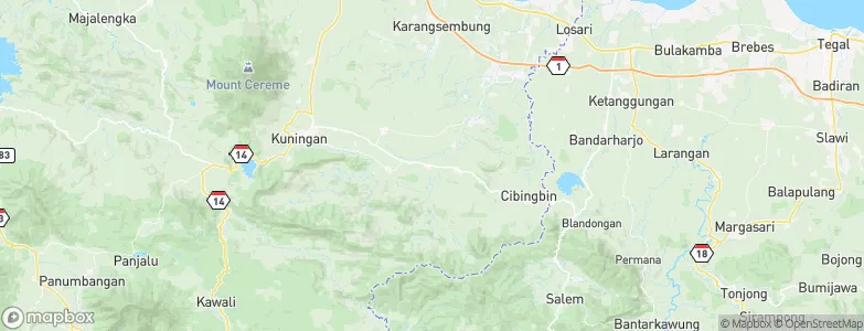 Luragung, Indonesia Map