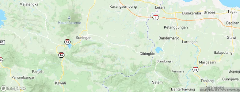 Luragung Tonggoh, Indonesia Map