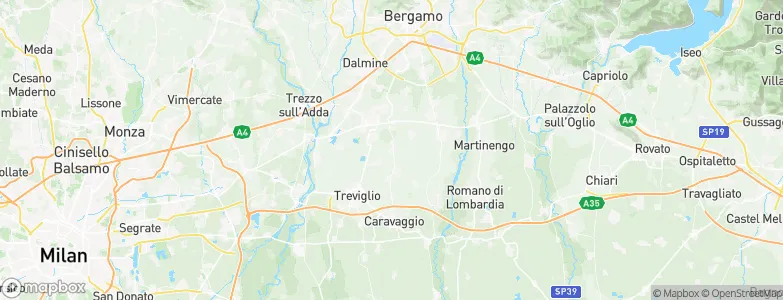 Lurano, Italy Map
