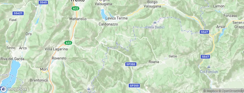 Luserna, Italy Map
