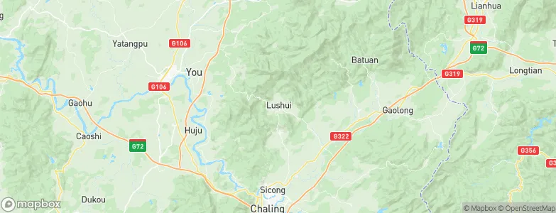 Lushui, China Map