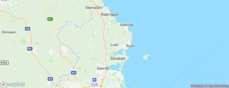 Lusk, Ireland Map