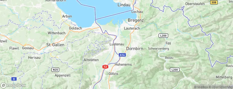 Lustenau, Austria Map