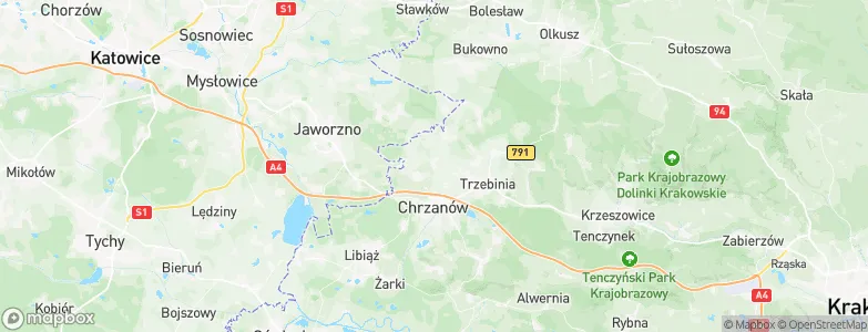Luszowice, Poland Map