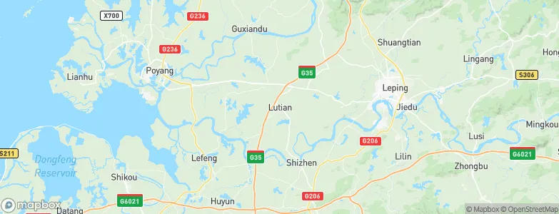 Lutianxiang, China Map