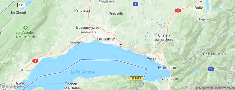 Lutry, Switzerland Map
