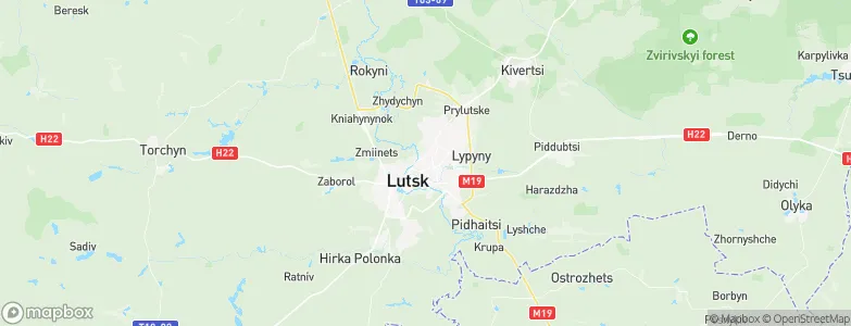 Lutsk, Ukraine Map