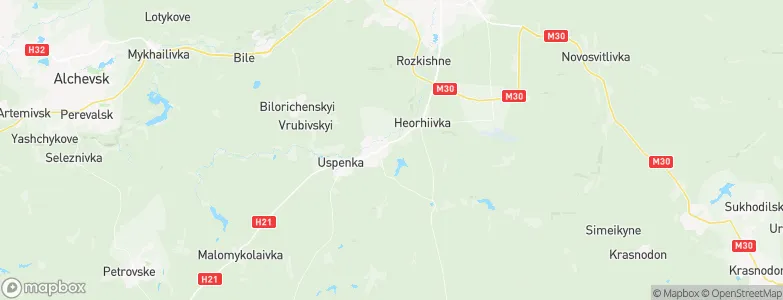 Lutugino, Ukraine Map