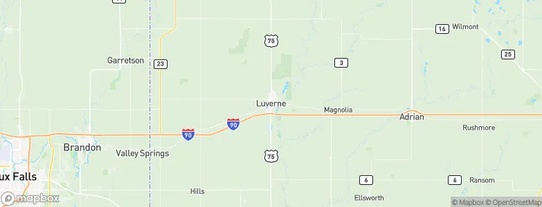 Luverne, United States Map