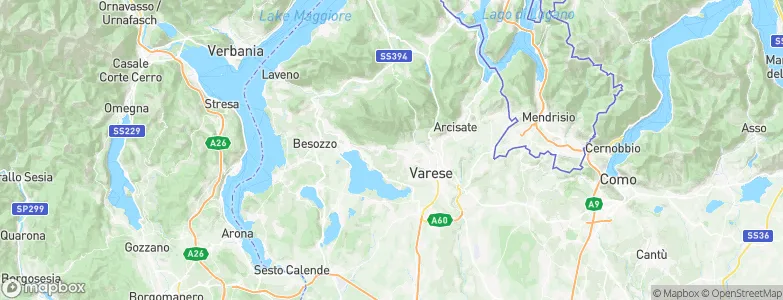 Luvinate, Italy Map