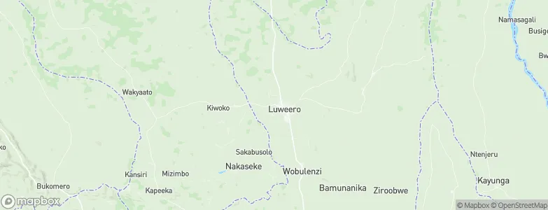 Luwero, Uganda Map