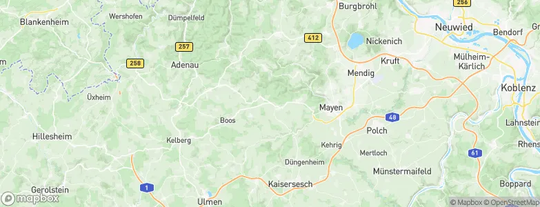 Luxem, Germany Map