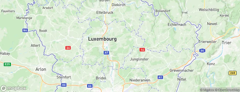 Luxembourg, Luxembourg Map