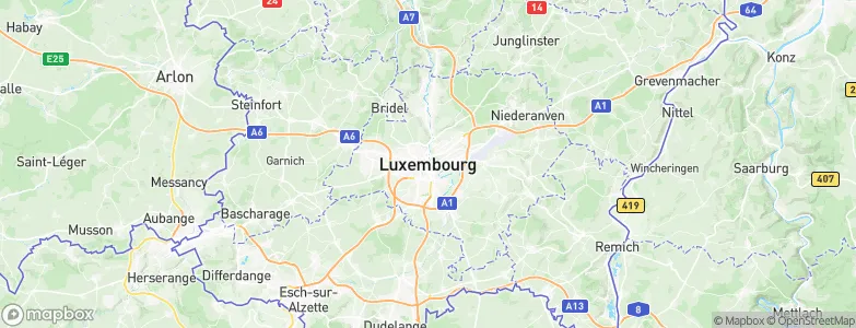 Luxembourg, Luxembourg Map