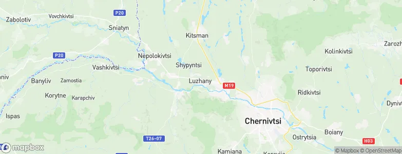 Luzhany, Ukraine Map