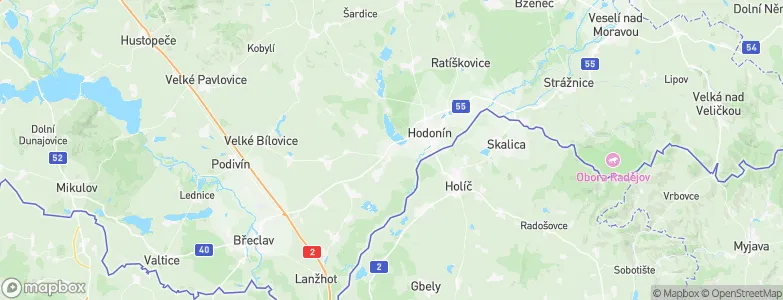 Lužice, Czechia Map