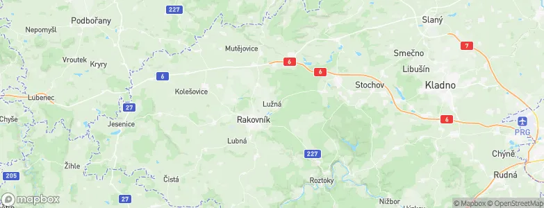 Lužná, Czechia Map