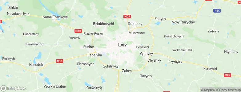 Lviv, Ukraine Map