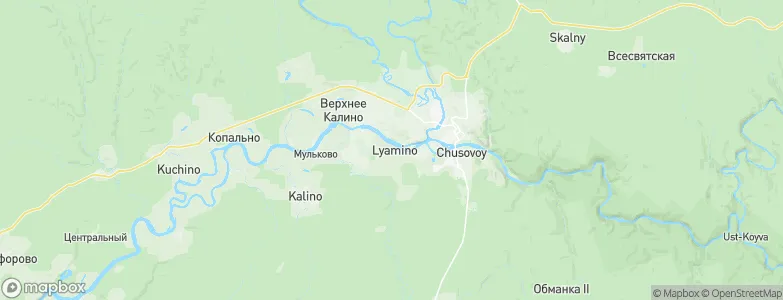 Lyamino, Russia Map