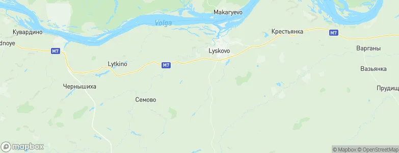 Lyapuny, Russia Map