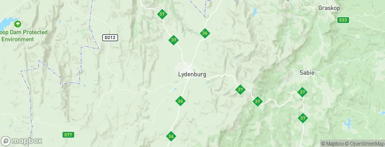 Lydenburg, South Africa Map