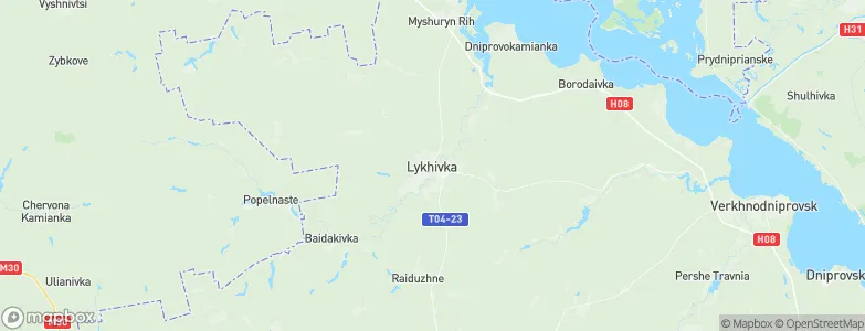 Lykhivka, Ukraine Map