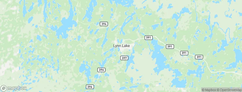 Lynn Lake, Canada Map