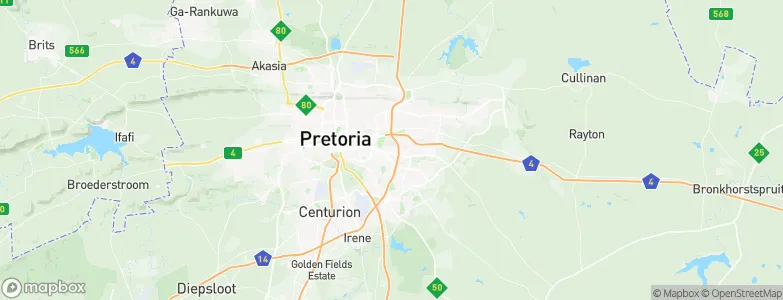 Lynnwood, South Africa Map