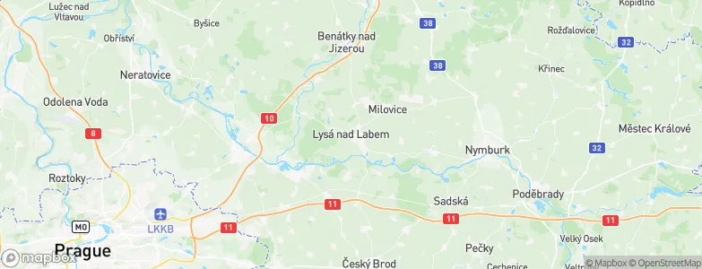 Lysá nad Labem, Czechia Map