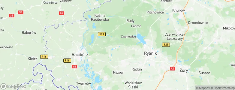 Lyski, Poland Map