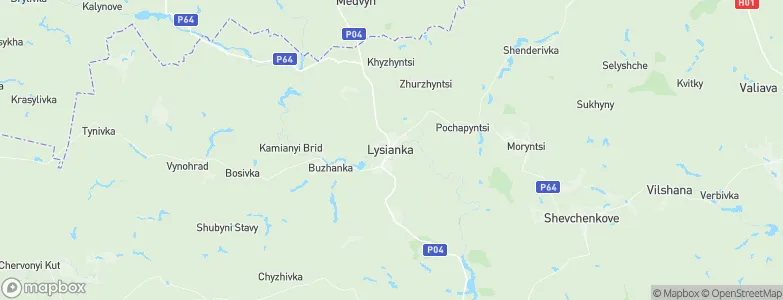 Lysyanka, Ukraine Map