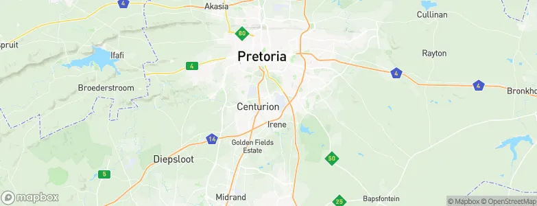 Lyttelton, South Africa Map