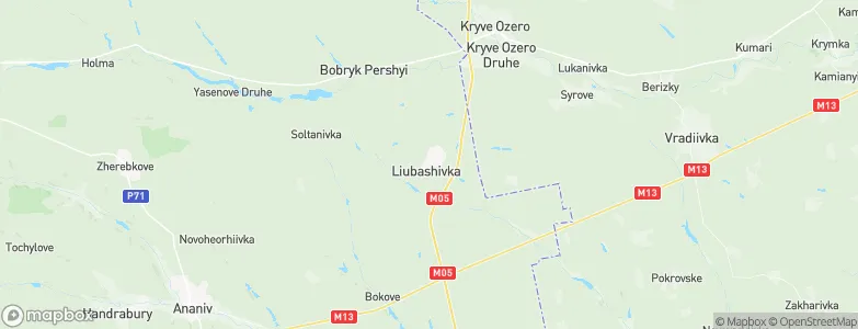 Lyubashivka, Ukraine Map