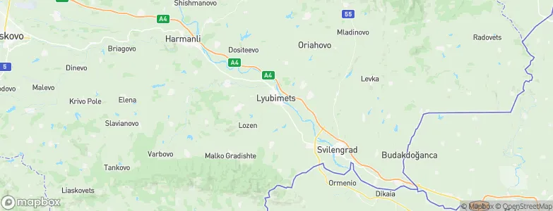 Lyubimets, Bulgaria Map