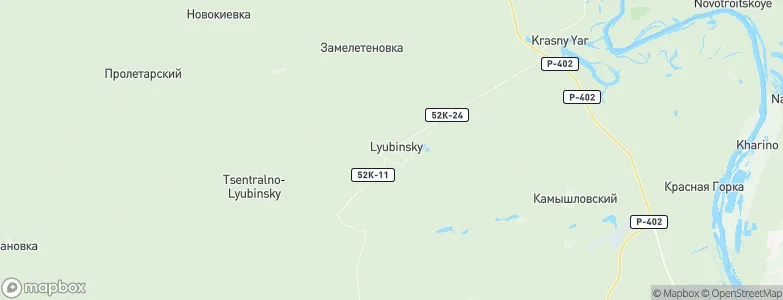 Lyubinskiy, Russia Map