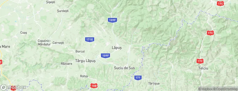 Lăpuş, Romania Map