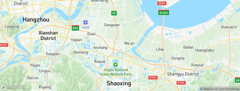 Ma’an, China Map