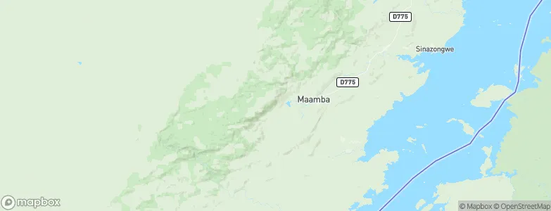 Maamba, Zambia Map