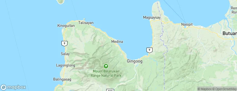 Maanas, Philippines Map