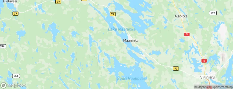 Maaninka, Finland Map