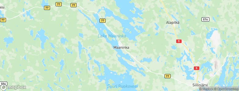 Maaninka, Finland Map