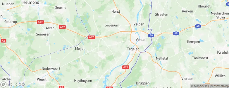 Maasbree, Netherlands Map