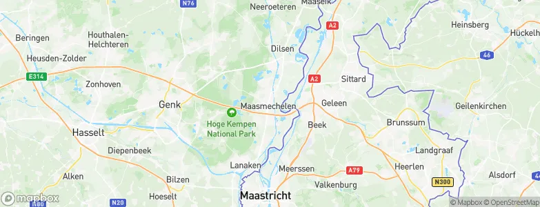 Maasmechelen, Belgium Map