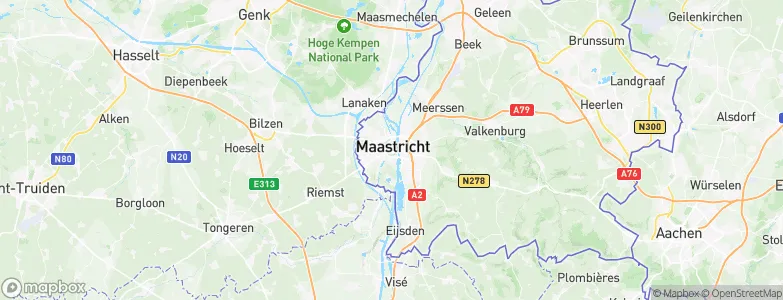 Maastricht, Netherlands Map