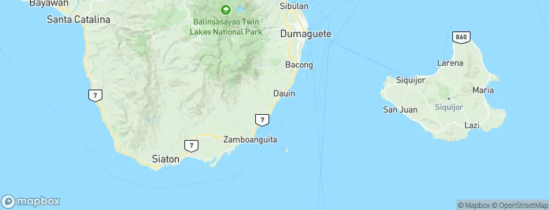 Maayong Tubig, Philippines Map