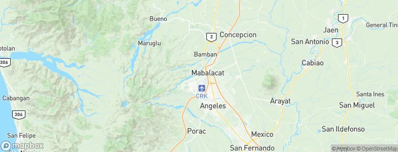 Mabalacat City, Philippines Map
