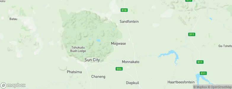 Mabele-a-podi, South Africa Map