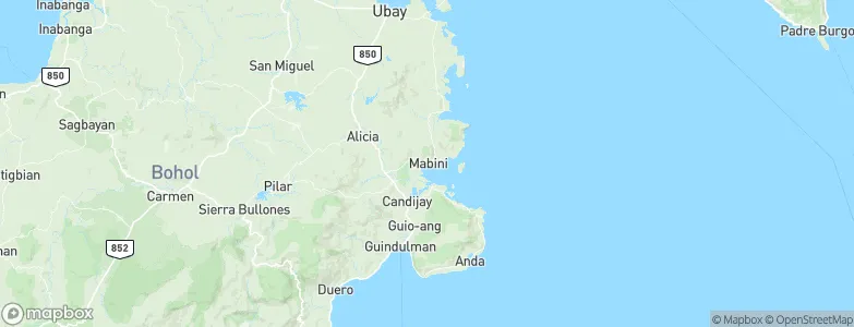 Mabini, Philippines Map