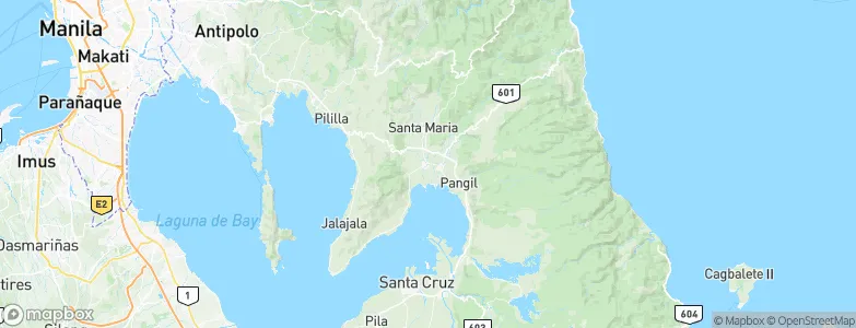 Mabitac, Philippines Map